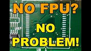 What happens if I solder an FPU into my Amiga A1200...