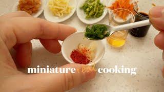 How to Make Korean Noodles Janchi Guksu ASMR miniature cooking