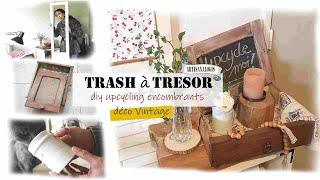 trash à trésor 2| je rénove & relook des encombrants . style vintage 》diy upcycling bois & céramique