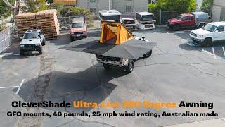 Setup and features of the CleverShade 360° Ultra-Lite Awning | Exclusively at  Basil's Garage