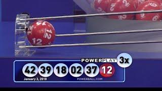 The winning numbers for Powerball