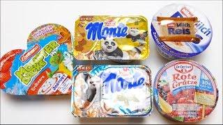 Kung Fu Panda - Zott Monte Cookie Dessert, Monster Backe, Dr. Oetker Rote Grütze, Müller Milchreis