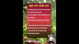 mẹo sức khỏe hay#shorts #vuonghanhyoga I Vương Hạnh Yoga Trị Liệu