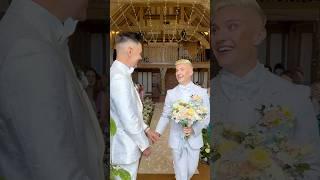 The FIRST TOUCH On Our Wedding Day  #shorts #emotional #wedding