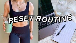 RESET ROUTINE | week reset, healthy, planning, grocery