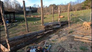 ONE FANCY POOP HOLDER! | STARTING TO SIDE THE MOUNTAIN FARM COMPOST BIN