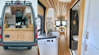 step inside the perfect van w/ a bathroom  (full tour)