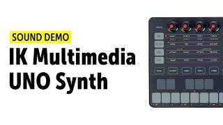 IK Multimedia UNO Synth Sound Demo (no talking)