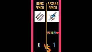 Doms vs apsara pencil ️#shorts #viral