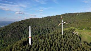 Windparks Holzschlägermatte & Taubenkopf - Teil 1 - Betonturmbau Enercon E-138 und E-160