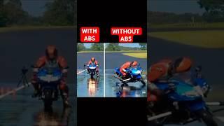 ABS VS NON ABS COMPARISON  #abs #motorbike #breaks #boostnerd