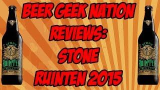 Stone RuinTen Triple IPA (2015) | Beer Geek Nation Craft Beer Reviews