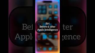 Multicolored Siri after Apple Intelligence ON #siri #appleintelligence #iphone16 #viralshorts