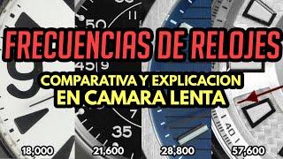 Comparativa y Explicación de la Frecuencia en los Relojes - El Relojero MX