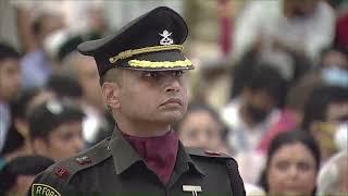 President Kovind presents Shaurya Chakra to Captain Vikas Khatri