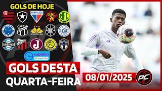 ️ TODOS OS GOLS DESTA QUARTA 08/01/2025 GOLS DA COPINHA, COPA DO NORDESTE,GOLS DE HOJE, GOLS DO DIA