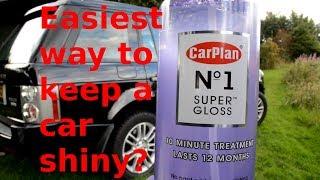 The easiest way to keep your car shiny? Carplan No.1 Super Gloss