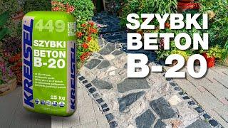 Doskonały pod kostkę brukową, płytki czy krawężnik - SZYBKI BETON 449