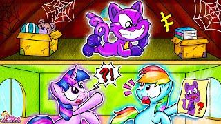 MY LITTLE PONY Challenge: Twilight Vs CATNAP Play Hide and Seek in SECRET ROOM | Annie Korea