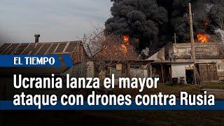 Ucrania lanza el mayor ataque con drones a Moscú antes de reunión clave | El Tiempo