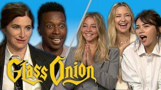 Glass Onion Cast Take On A Chaotic Mystery Interview