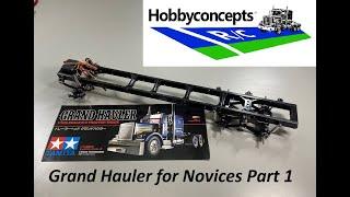 Tamiya 1/14 Grand Hauler Semi Truck Build for Novices - Part 1