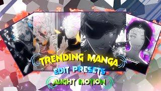 5 trending manga edit presets | Alight Motion|
