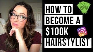 How to become a SIX FIGURE  Hairstylist in 1 Year!!!!! 5 DETAILED HAIR STYLIST MARKETING TIPS!