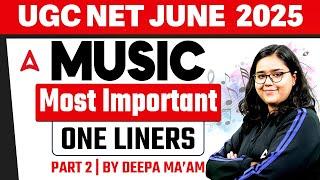 UGC NET Music Preparation | Most Important One Liners Question #2 By Deepa Ma'am