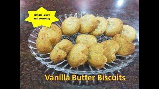 Vanilla Butter Biscuits I Cooking and Travel by Dr Papori Barooah