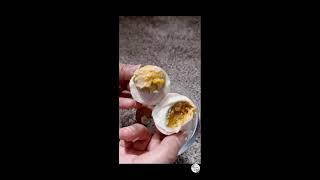 ASMRSATISFYINGLET'S PEEL QUAIL EGGS AND SALTED EGGHOW TO PEELYUMMY EGGS