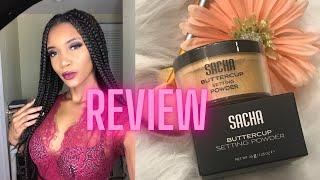 SACHA COSMETICS BUTTERCUP SETTING POWDER REVIEW