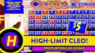 High-Limit Cleopatra KENO from Wynn! $10 Draws #KENONATION