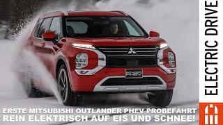 2024 Mitsubishi Outlander PHEV Probefahrt auf Eis und Schnee!