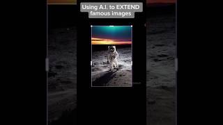 Using A.I. to EXTEND famous images (Apollo 17 moon landing)
