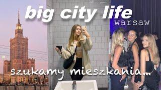 Szukam MIESZKANIA w WARSZAWIE, girls night, studia | vlog