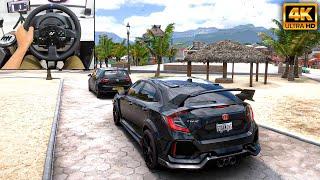 Honda Civic Type R & Volkswagen Golf R | Forza Horizon 5 | Thrustmaster T300RS gameplay