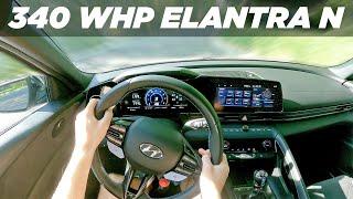 What's a 340WHP Elantra N Like? POV Drive With Exhaust Mic
