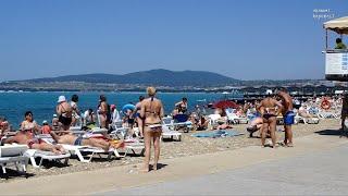 Gelendzhik City Beach Russia July 2022 Геленджик Июль 2022