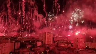 Hajduk Split fans celebrates 70th years of Torcida Split