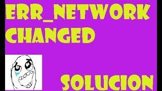 How to Fix ERR_NETWORK_CHANGED Error in Windows 10/8/7 I SOLUTION 2021