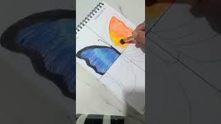 butterfly drawing #trending #art #drawing #ytshorts #butterflyartist #