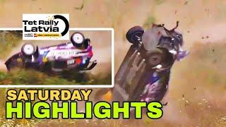 BRUT4L CRASH | SATURDAY HIGHLIGHTS WRC TET RALLY LATVIA 2024