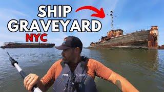 Kayaking & Exploring the Infamous Staten Island Ship Graveyard in NYC