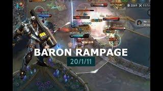 BARON RAMPAGE! *31 KDA* Vainglory5v5