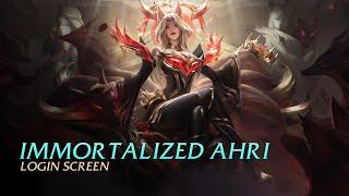 Immortalized Ahri - Login Screen