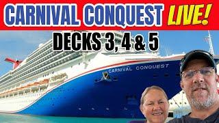 Carnival Conquest SECRETS Revealed LIVE With Tall Man's Cruise Adventures!