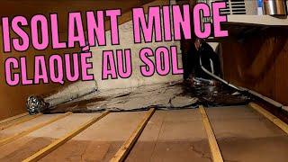 Isolant mince réflecteur pour plancher de grenier: les points singulers #actis #trisosuper12