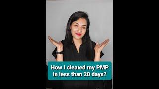 How I cleared PMP in less than 20 days - PMP 2021 - doable in 2 weeks - Ist Attempt