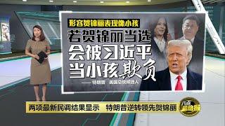 最新民调结果显示   特朗普支持率微幅领先贺锦丽 | 八点最热报 25/10/2024